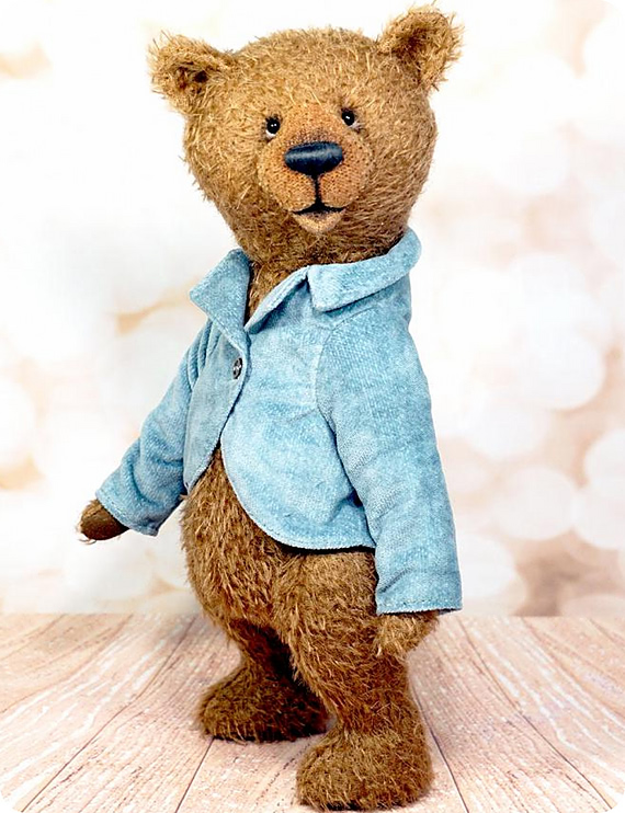 Bear Jackson by Irina Trushkovska teddy bear in a costume