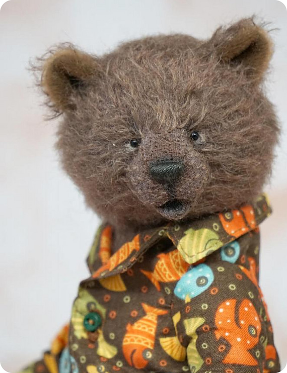 Bear Jackson by Irina Trushkovska teddy bear in a costume