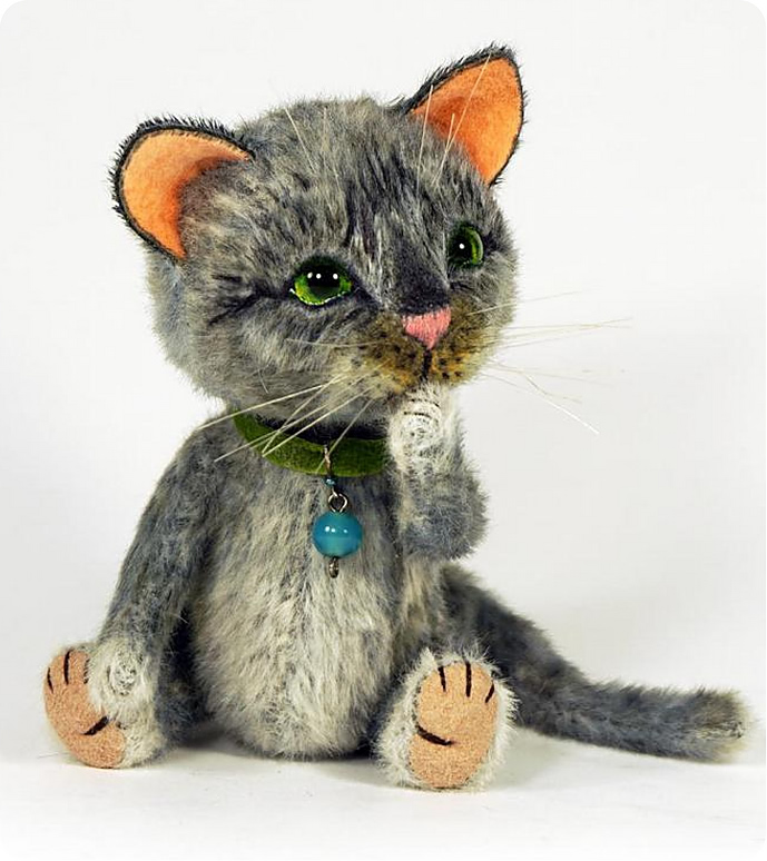 Kitten Mayo by Irina Trushkovska Size: 13cm teddy