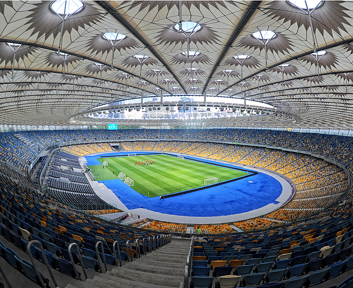 Стадион Олимпийский внутри