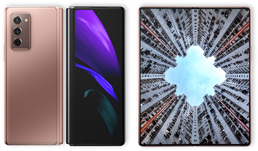 Стильный раскладной смартфон Samsung Galaxy Fold 2 Samsung Galaxy Fold 2 фото смартфона