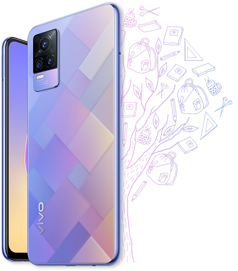 vivo V21e Дизайн телефона vivo V21e