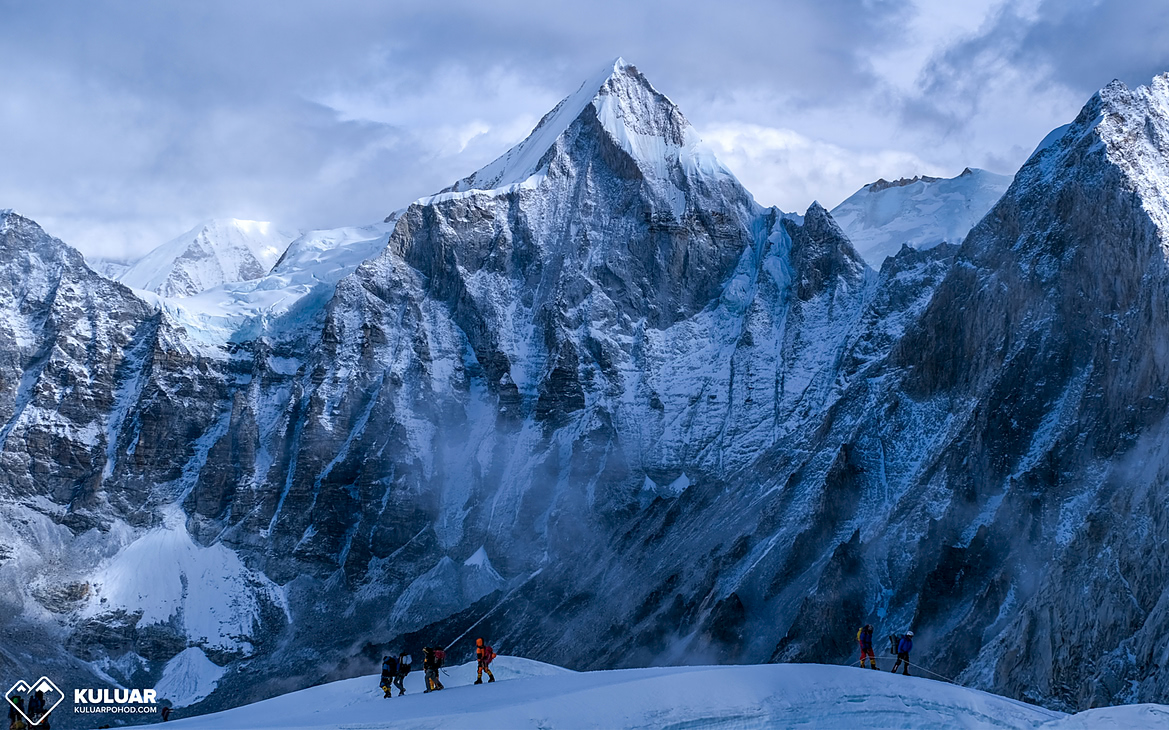 Льодопад Кхумбу вид зверху