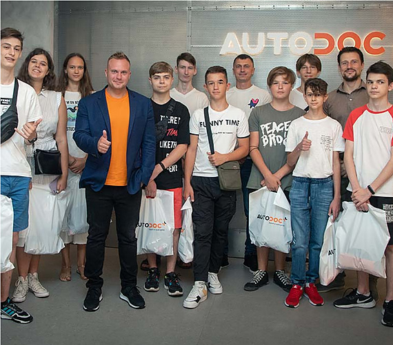 Студенты Hillel посетили одесский офис компании AUTODOC Макс Вегнер AUTODOC