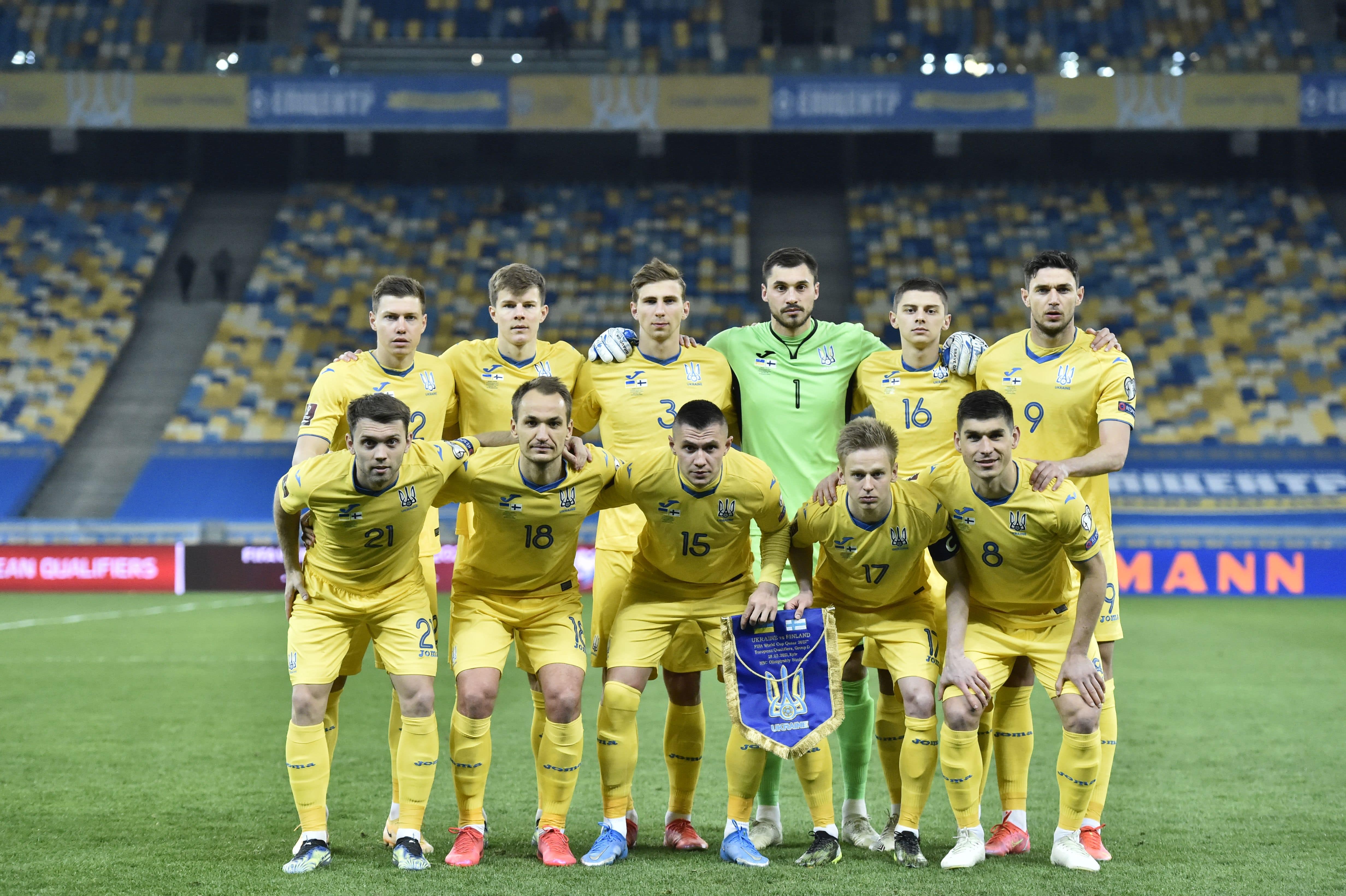 Национальная сборная Украины по футболу состав