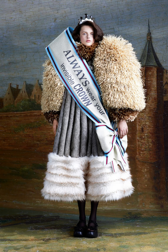 Необычный образ Viktor & Rolf
