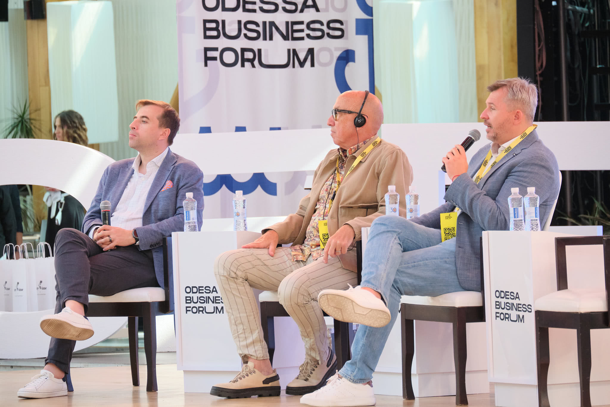 Андрей Длигач, Кейс Донкерс и Анатолий Амелин на Odessa Business Forum