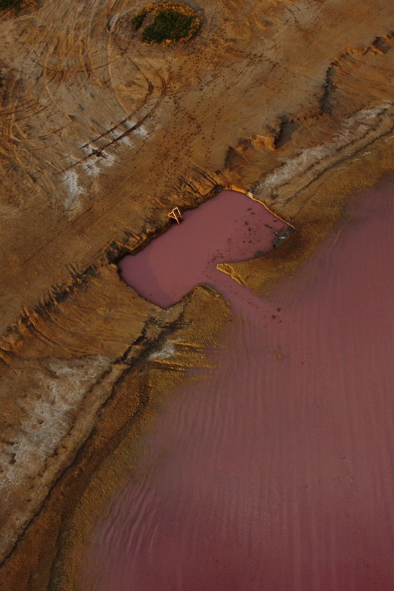Розовое озеро в Херсоне