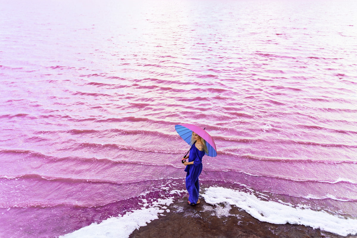 Яна Легеза на Розовом озере