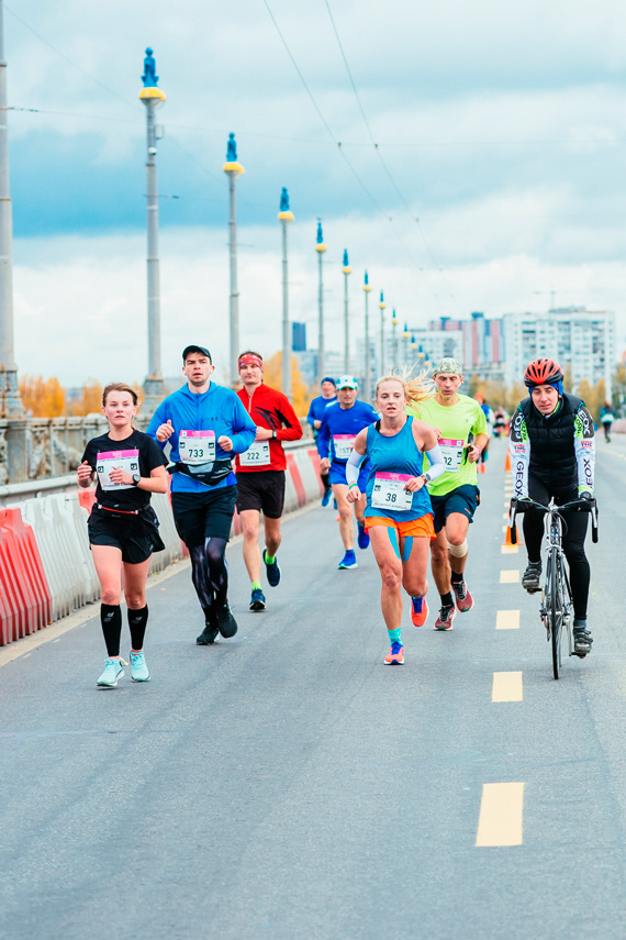 Спортсмены на киевском марафоне