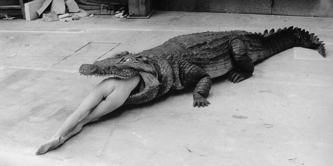 helmut newton crocodile eating ballerina
