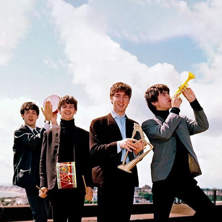 Совместное фото The Beatles из архива Совместное фото The Beatles