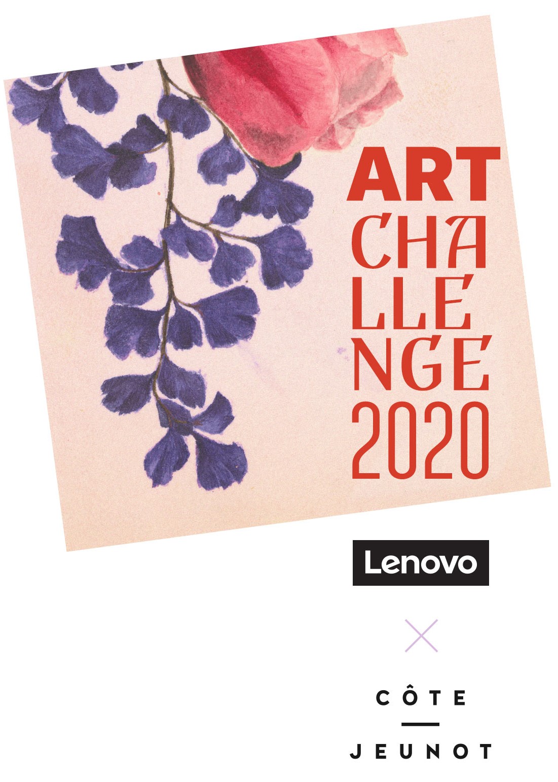 Афиша к конкурсу от Lenovo и Côte & Jeunot Lenovo и Côte & Jeunot Art Challenge 2020