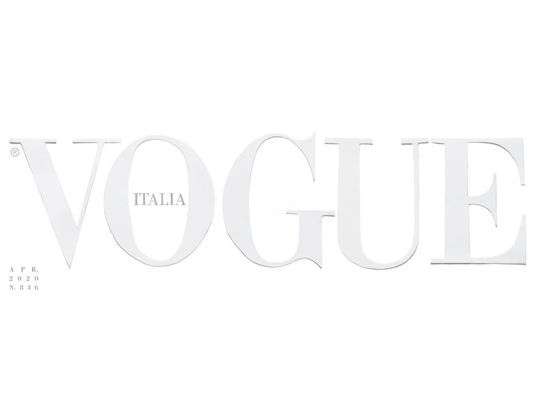Обложка апрельского выпуска Vogue Italia