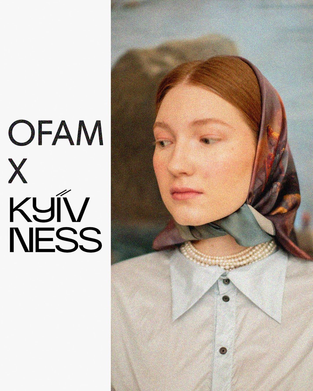 Афиша маркета KYIVNESS Девушка в косынке