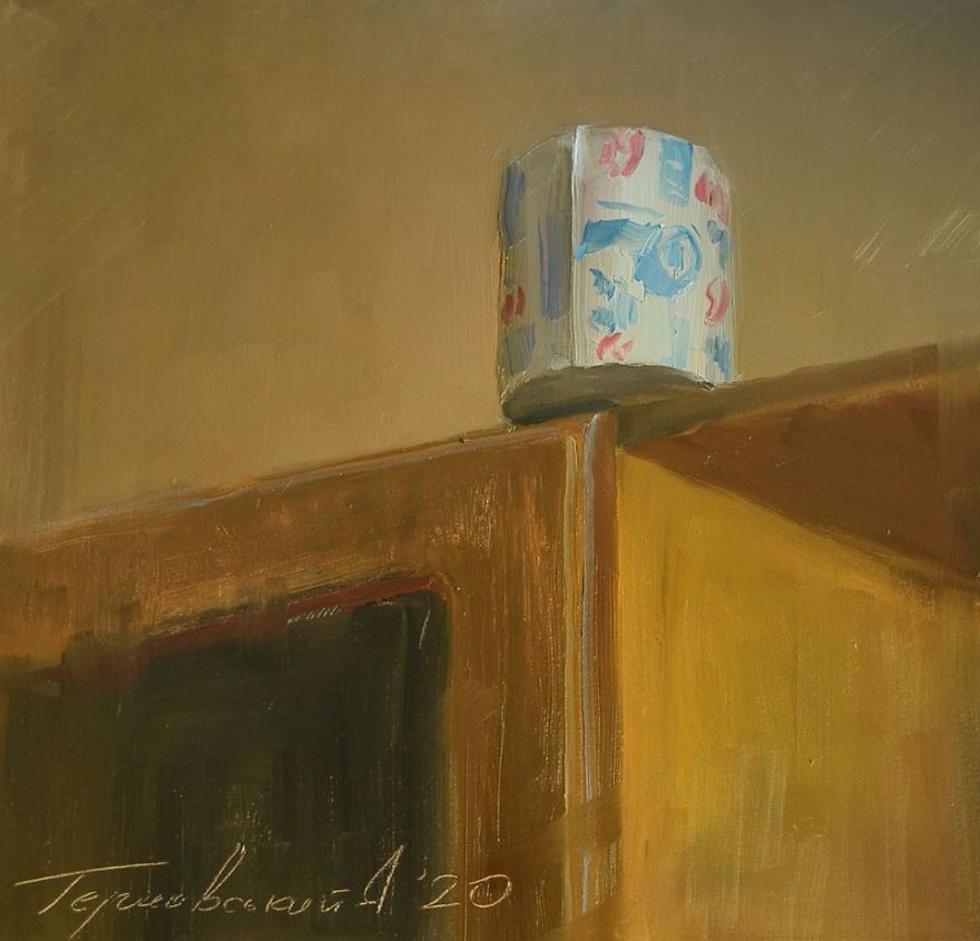 Ярослав Терновский картина туалетная бумага на шкафу