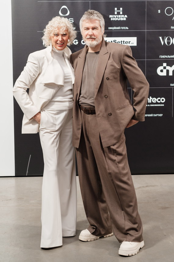 Ирина и Вячеслав Дюденко на Ukrainian Fashion Week