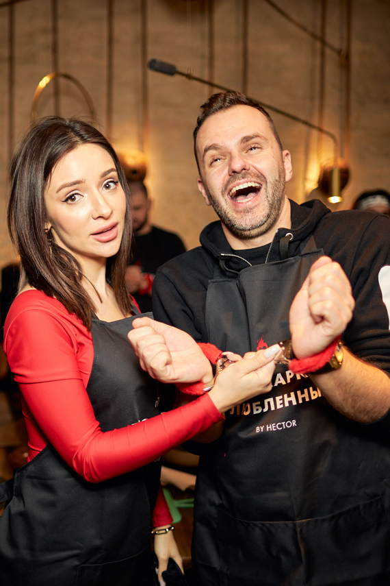 Победители: Надин Медведчук и Евгений Ковтуненко в наручниках