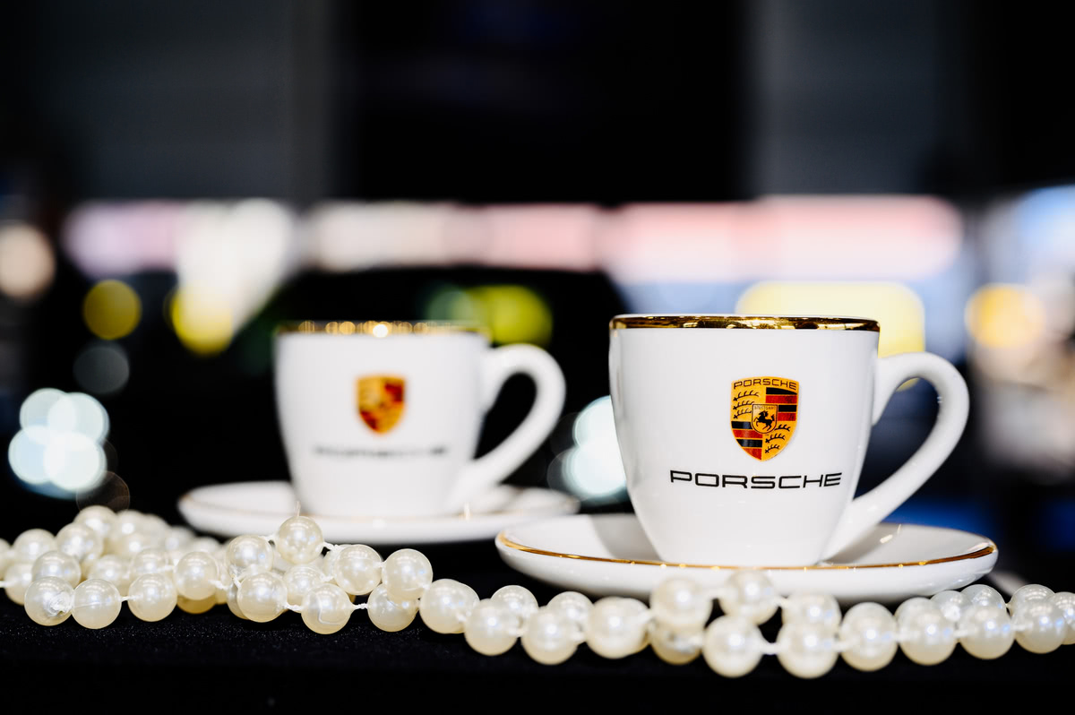 фарфоровые чашки для эспрессо от бренда Porsche