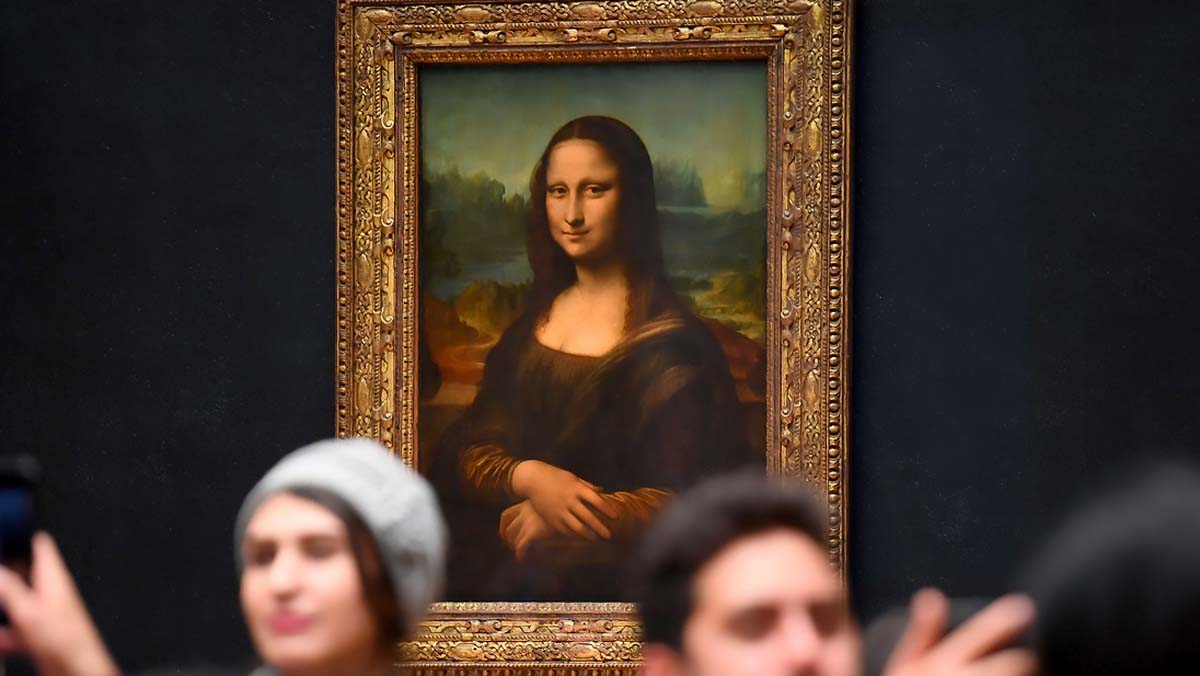 Мона Лиза в Лувр