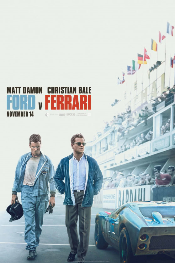 Ford против Ferrari постер