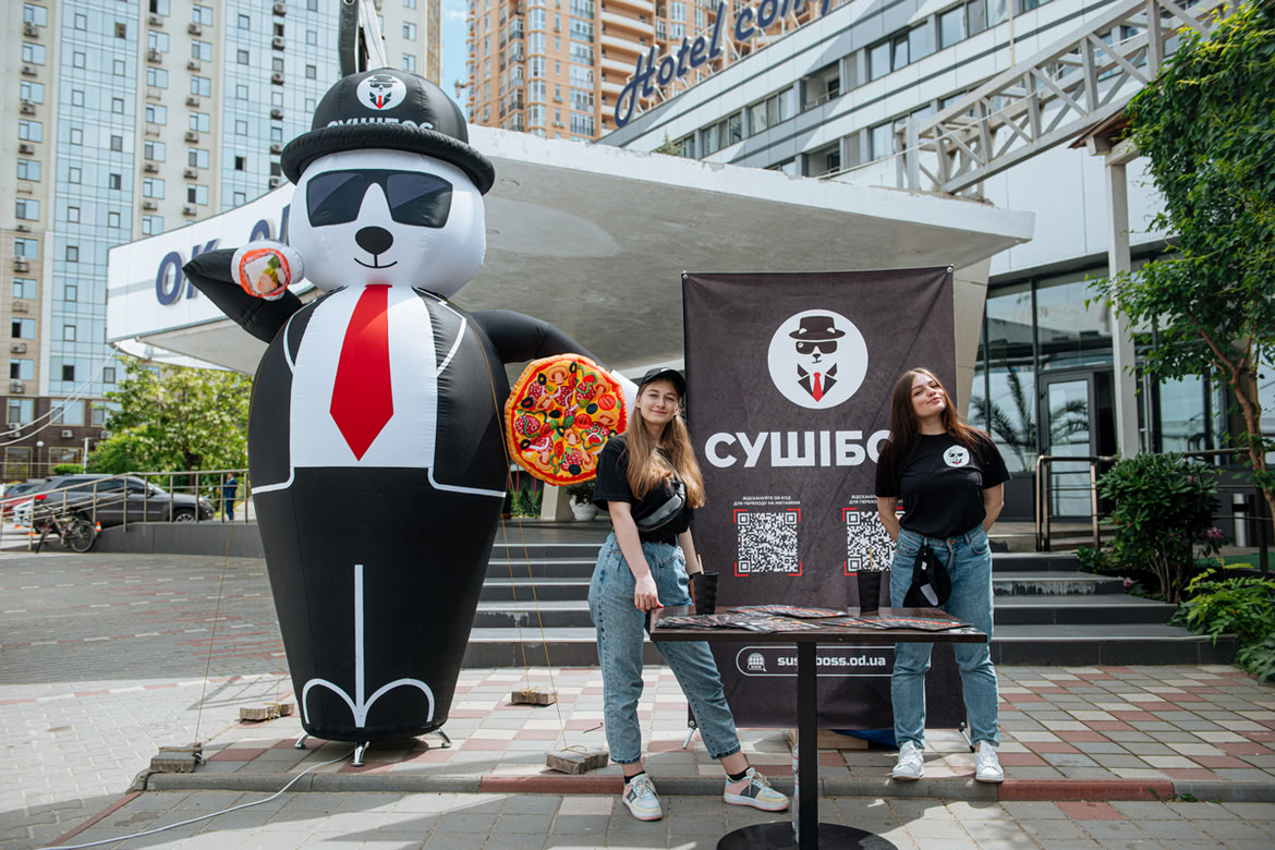Промоутеры на конференции по ресторанному бизнесу Суши Босс на RestoConf 4.0