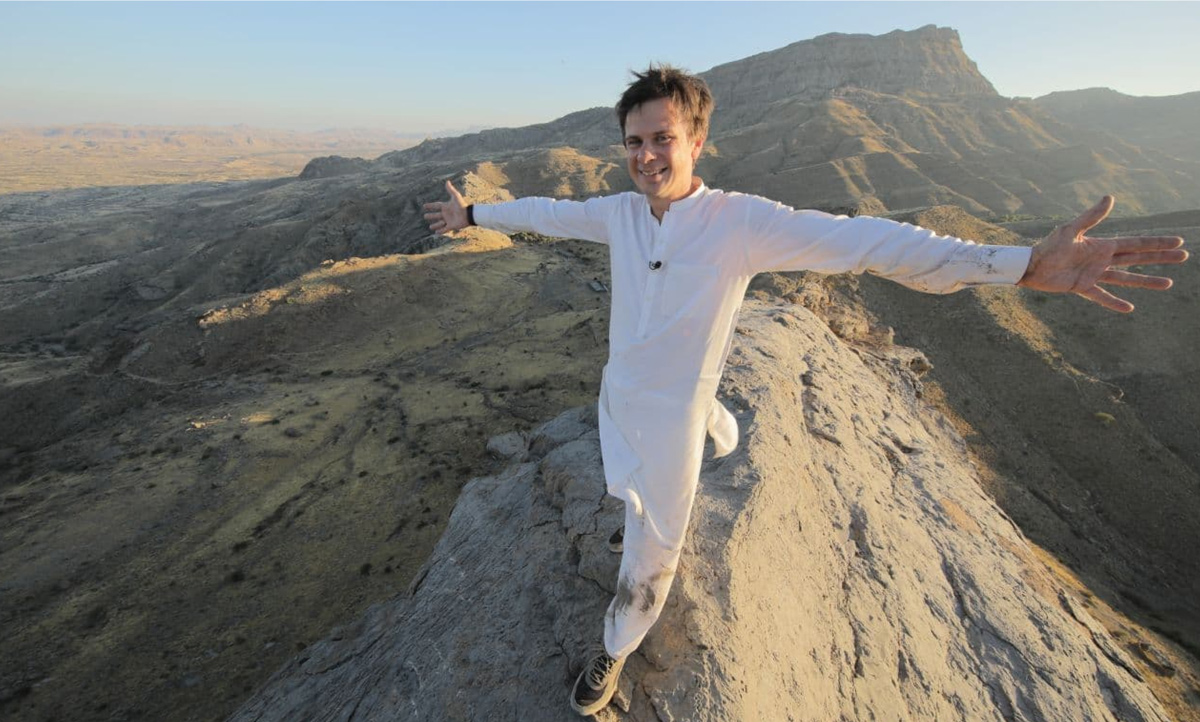 Дмитрий Комаров в горах Пакистана