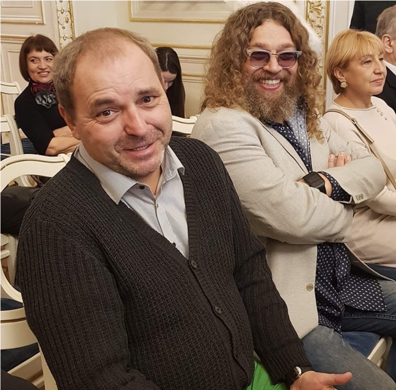 Михаил Бейзерман и Бата Недич снимают кино в Одессе фото