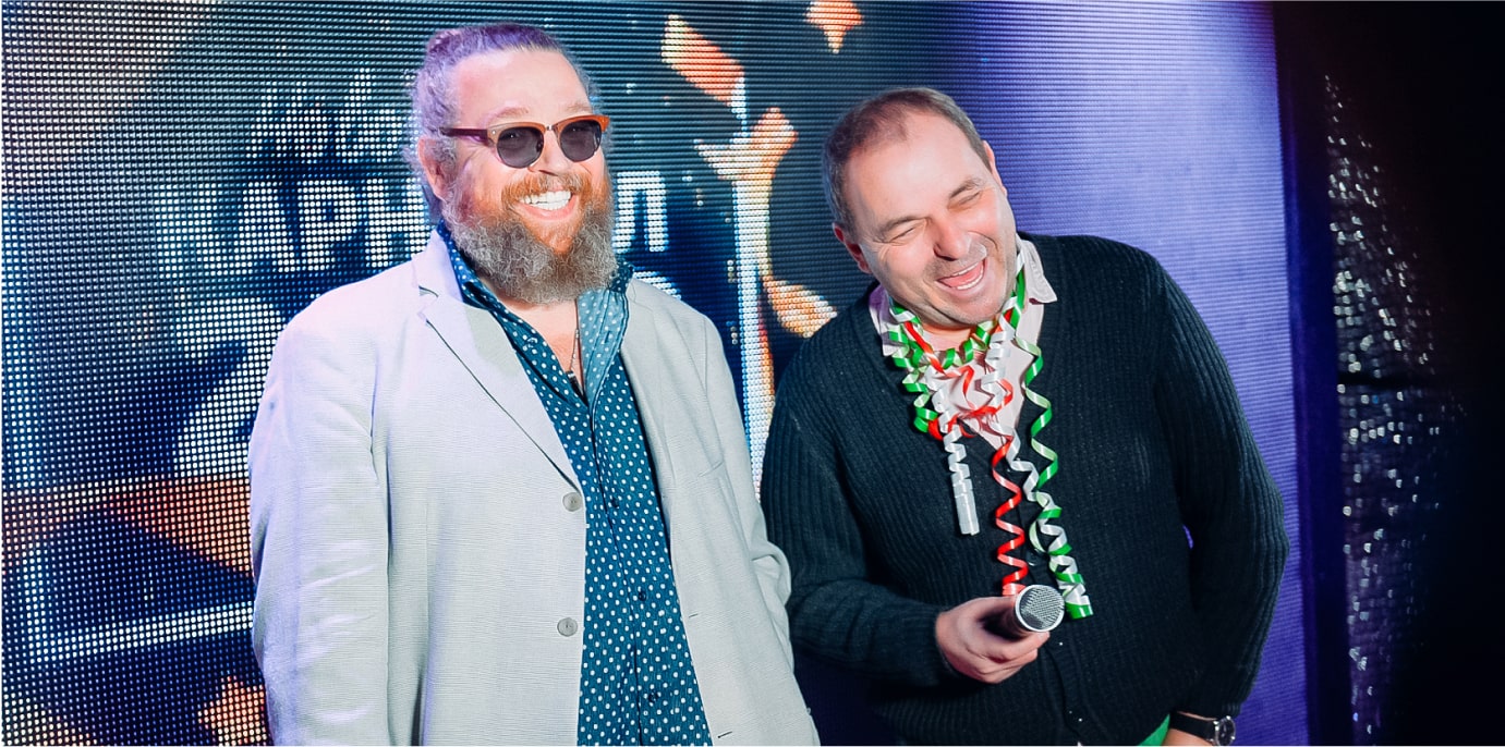 Михаил Бейзерман и Бата Недич в «Star Time» фото
