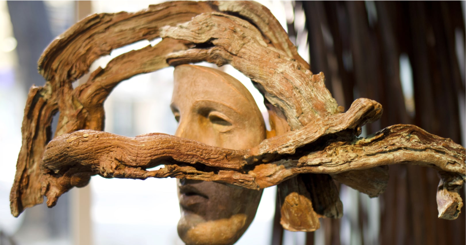 Скульптура маска Михаил Рева