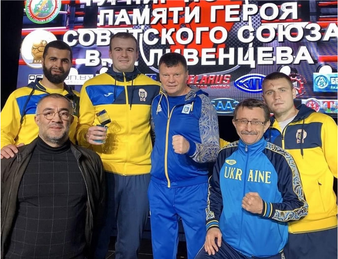 Абел Хачатрян на международном турнире по боксу в Минске