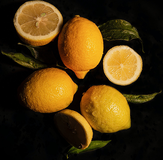 Красивое фото лимонов